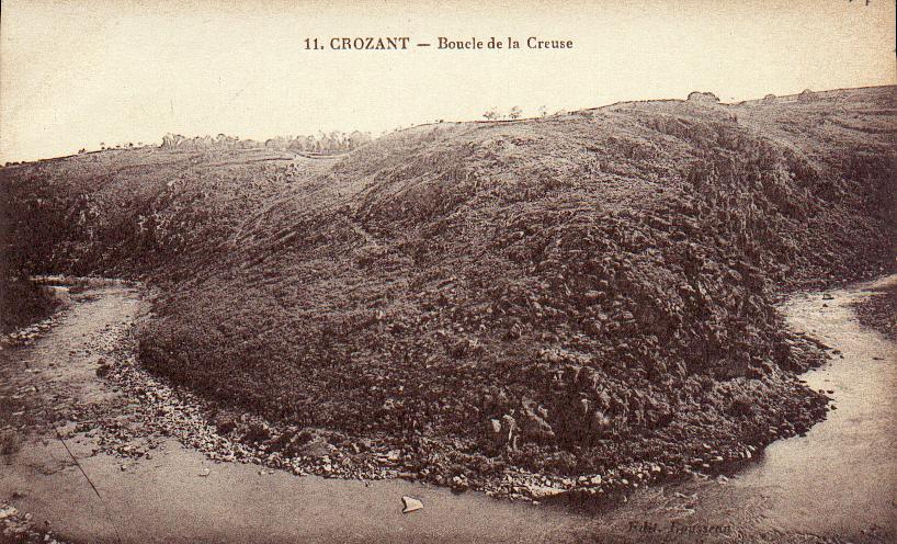 CPA - CROZANT - Boucle De La Creuse - Crozant