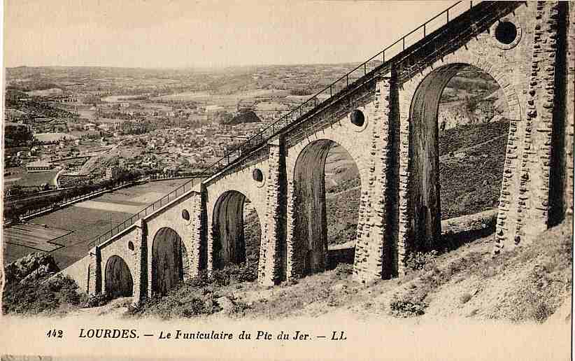 CPA Le FUNICULAIRE DU PIC DU JER - Structures