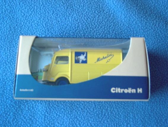 Camionette Citroën H Michelin (1950-1960) - Neuve - Modèle En Métal - échelle 1/43 - Portes Latérale Ey Arrière Ouvrante - Camions, Bus Et Construction