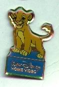 PIN'S WALT DISNEY HOME VIDEO LIONCEAU (5311) - Disney