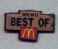 (5375) PIN'S MC DONALDS MENU BEST OF - McDonald's