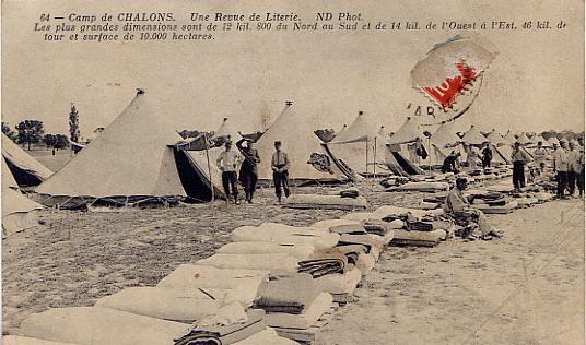 CAMP DE CHALON  REVUE DE LITERIE - Camp De Châlons - Mourmelon