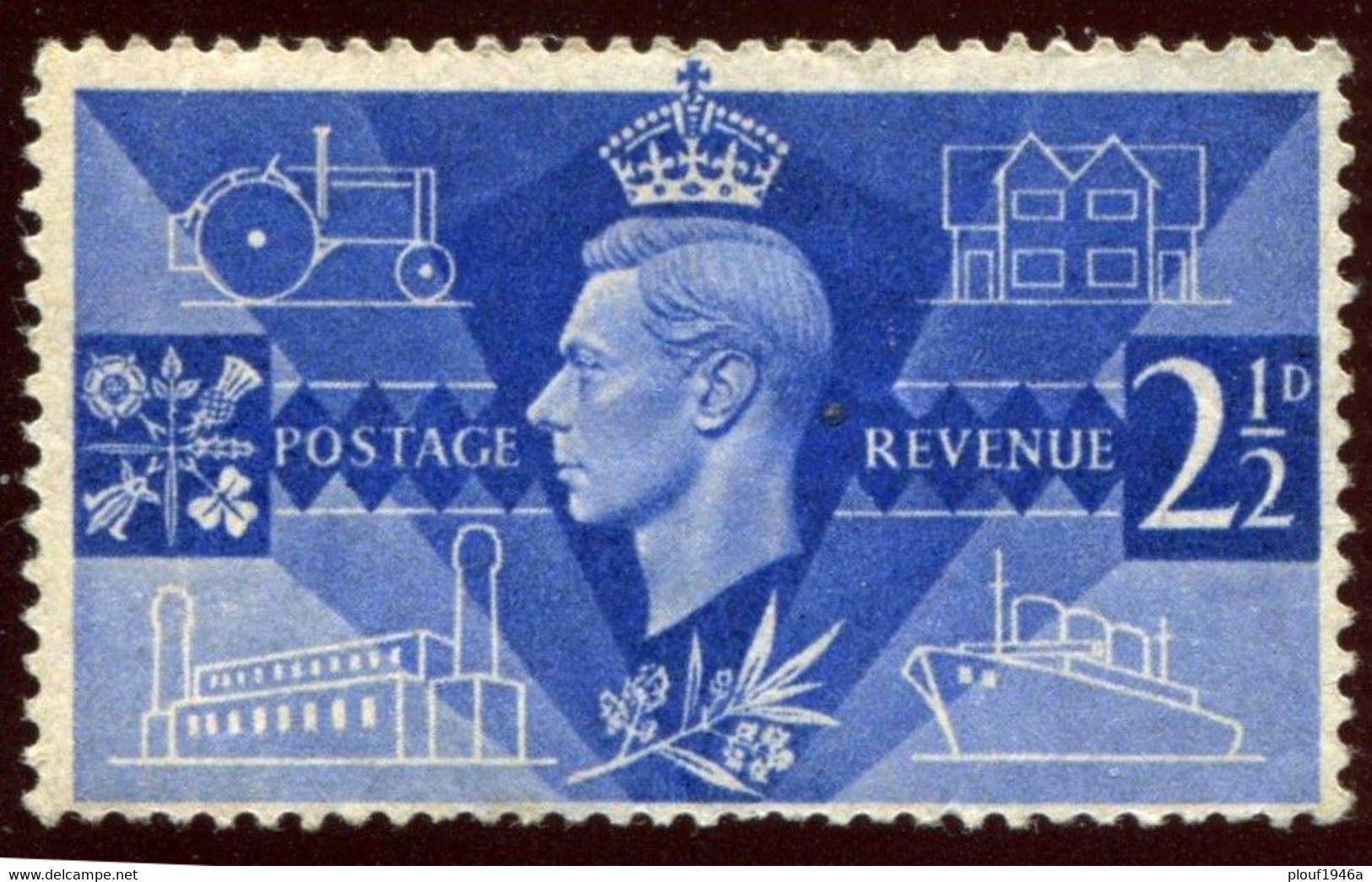 Pays : 200,5 (G-B) Yvert Et Tellier N° :   235 (**)  Filigrane K - Unused Stamps