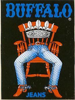 Autocollant   BUFFALO  JEANS - Autocollants