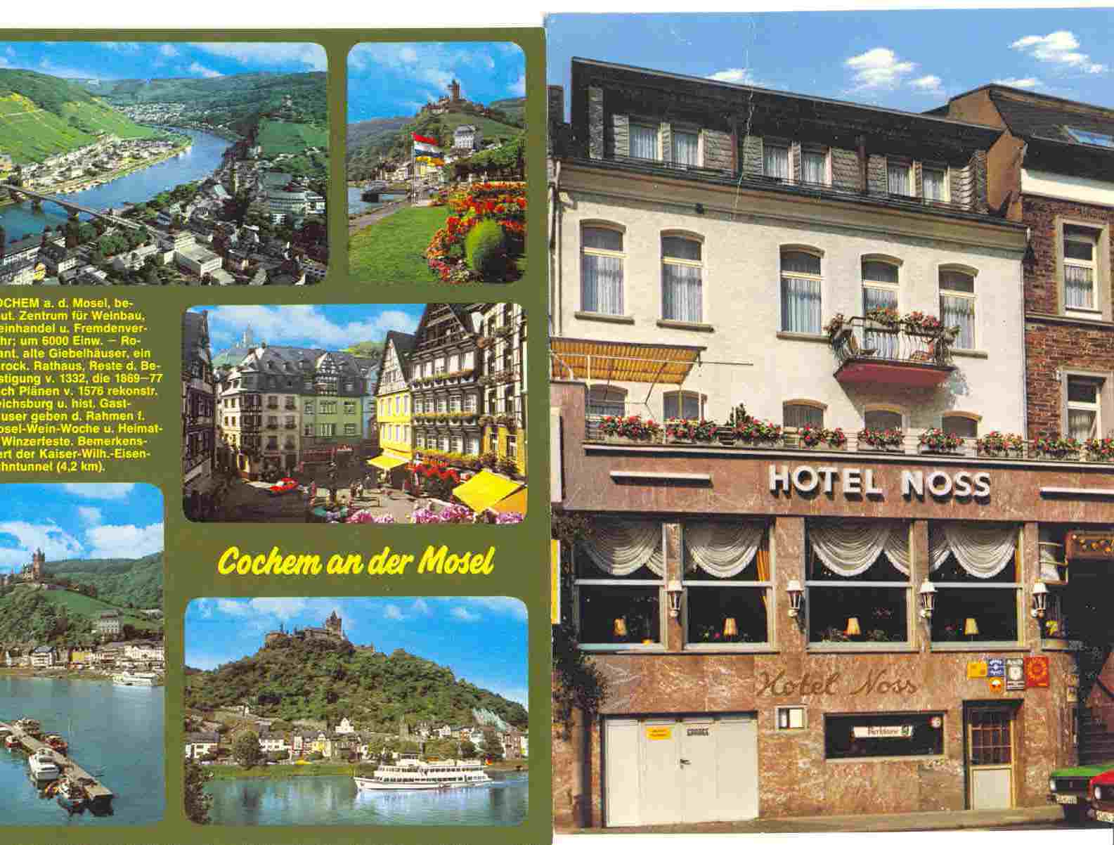 Cochem , 2 Postkaarten Not Used , Niet Gelopen , (d5-230) Zie Scan - Cochem