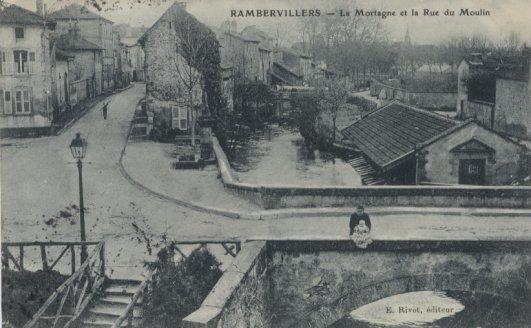 RAMBERVILLERS - La Mortagne Et La Rue Du Moulin - Rambervillers