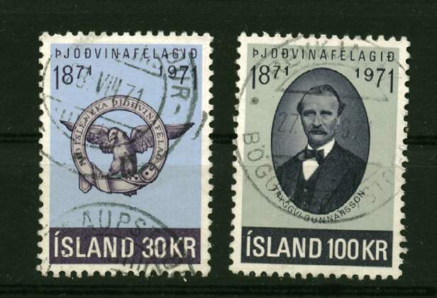 Islande Oblit. N° 408 / 409 - Other & Unclassified