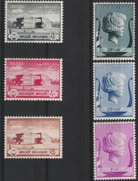 Belgie OCB 532 / 537 (*) - Unused Stamps