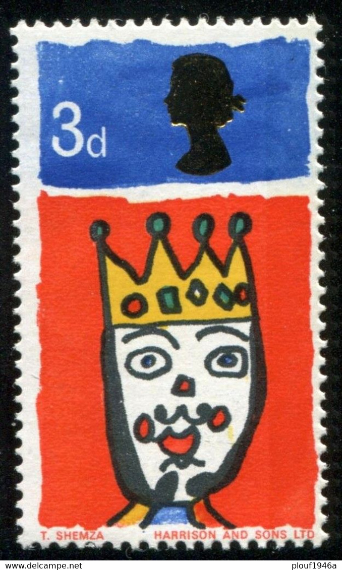 Pays : 200,6 (G-B) Yvert Et Tellier N° :   461 (A) (**)  Filigrane O / Sg GB 713 P - Unused Stamps