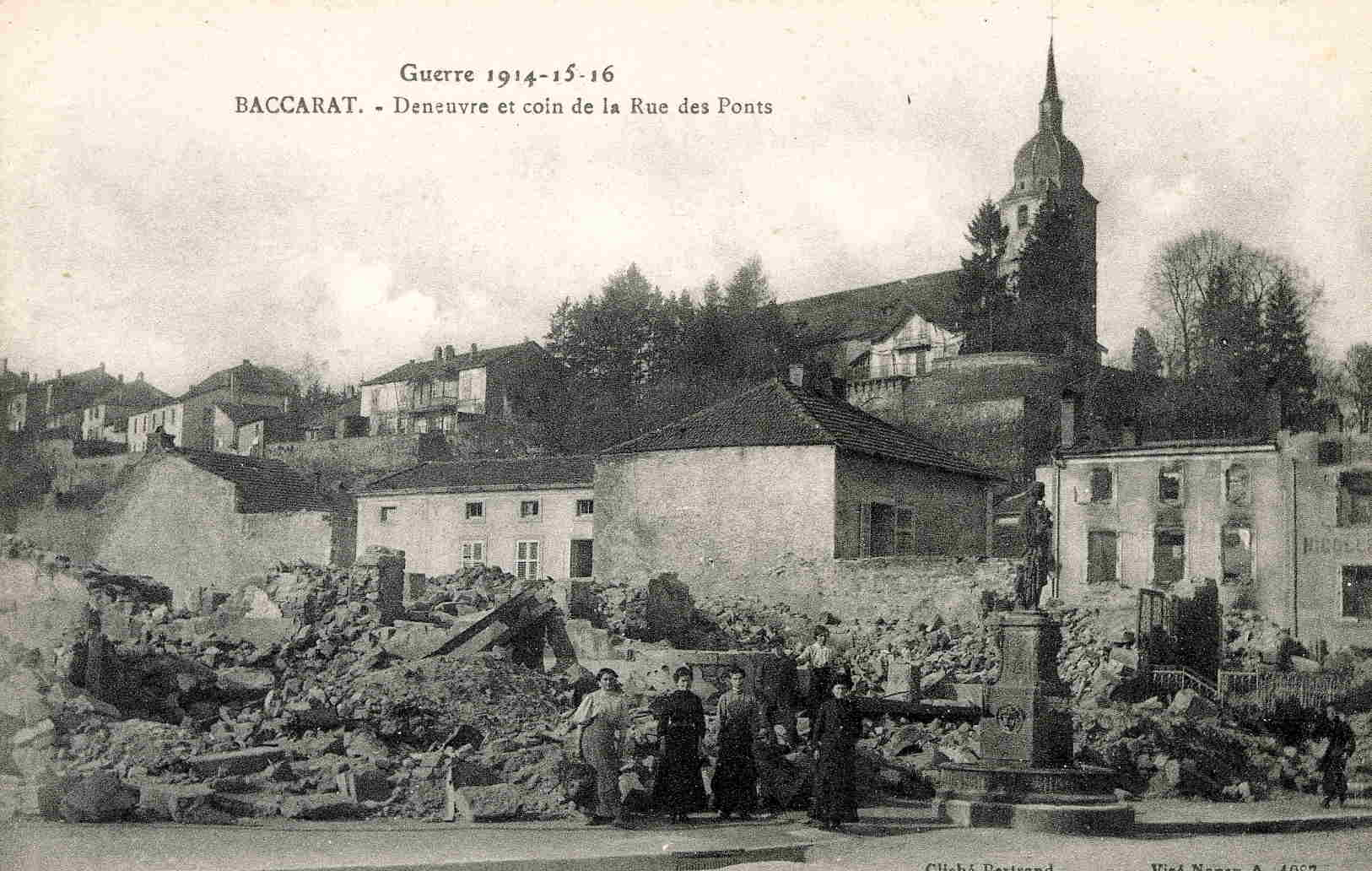 BACCARAT - Deneuvre Et Coin De La Rue Des Ponts - Baccarat