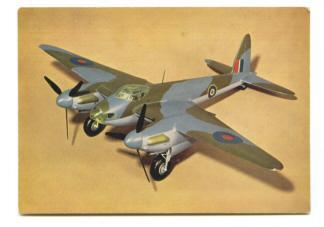 Cpm Avion De Chasse Havilland Mosquito - 1939-1945: 2ème Guerre