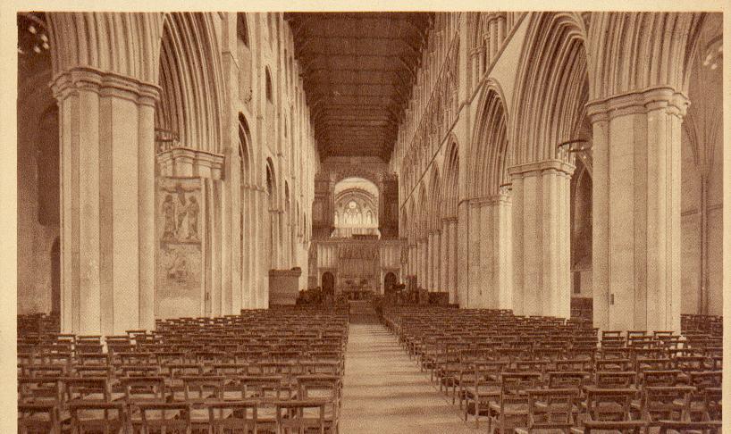CPA - St Albans Abbey , Nave East - Hertfordshire