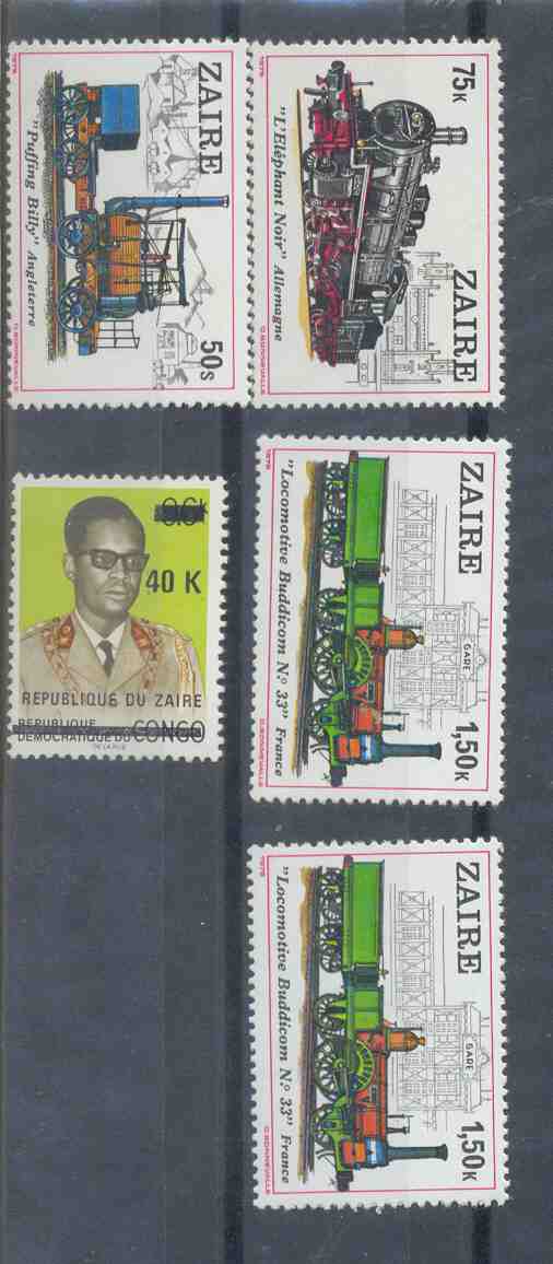 Zaire , Restant ** ,  Zie Scan Aan 1 Euro - Unused Stamps