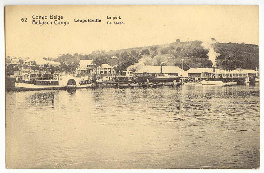 777 - CONGO BELGE - LEOPOLDVILLE - Le Port       *BATEAU* - Kinshasa - Léopoldville