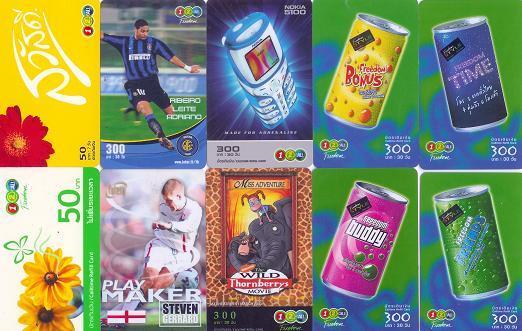 THAILAND 10 Different Used Telephonecards #04 - Thailand