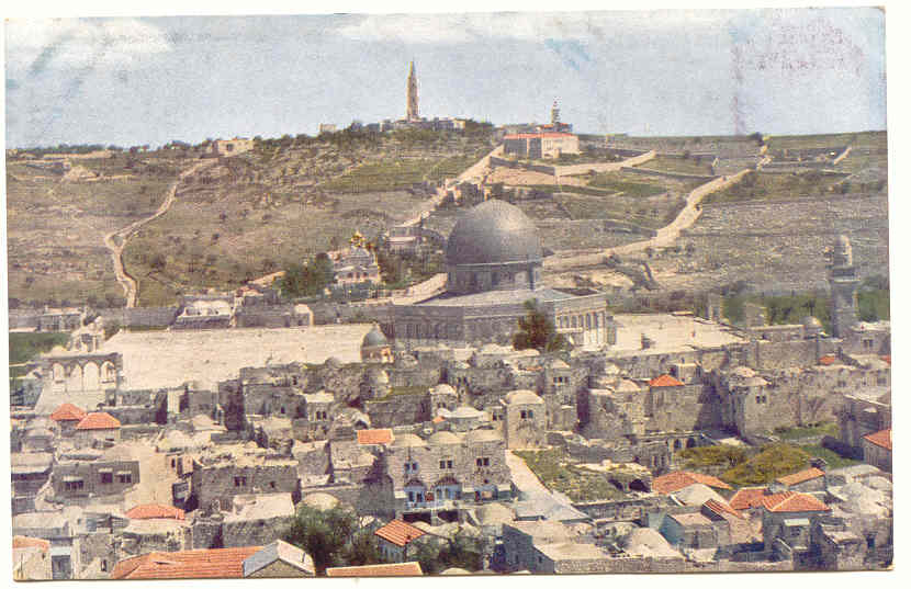 JERUSALEM. La Place Du Temple Avec La Mosquée Du Rocher - Palestina