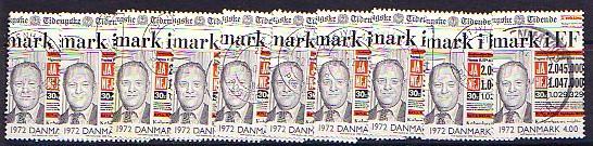 Danemark. 1266 (2000). = 10 Journal "Berlingske" - Used Stamps