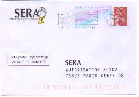 PAP Réponse SERA - Oblitéré - N° 0200931 - Listos Para Enviar: Respuesta /Luquet