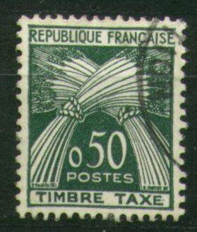 #3455 - France/Gerbes Yvert TX93 Obl - 1960-.... Afgestempeld