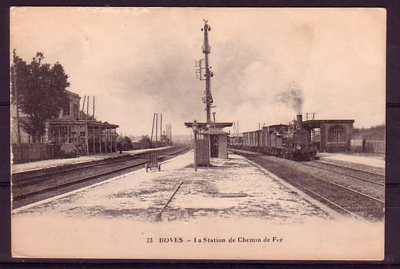 SOMME - Boves - La Station De Chemin De Fer - Boves