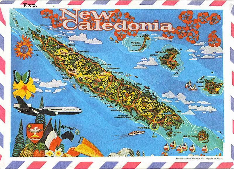 Nlle Caledonie : Enveloppe Illustrée  Pour La France 1984. Superbe ! - Altri & Non Classificati