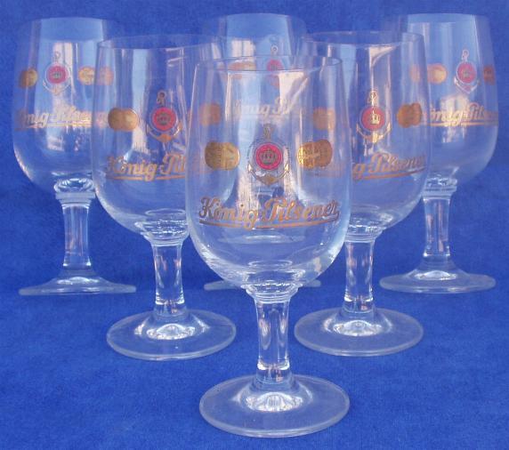 Verres à Bière "KONIG-PILSENER" - Glasses