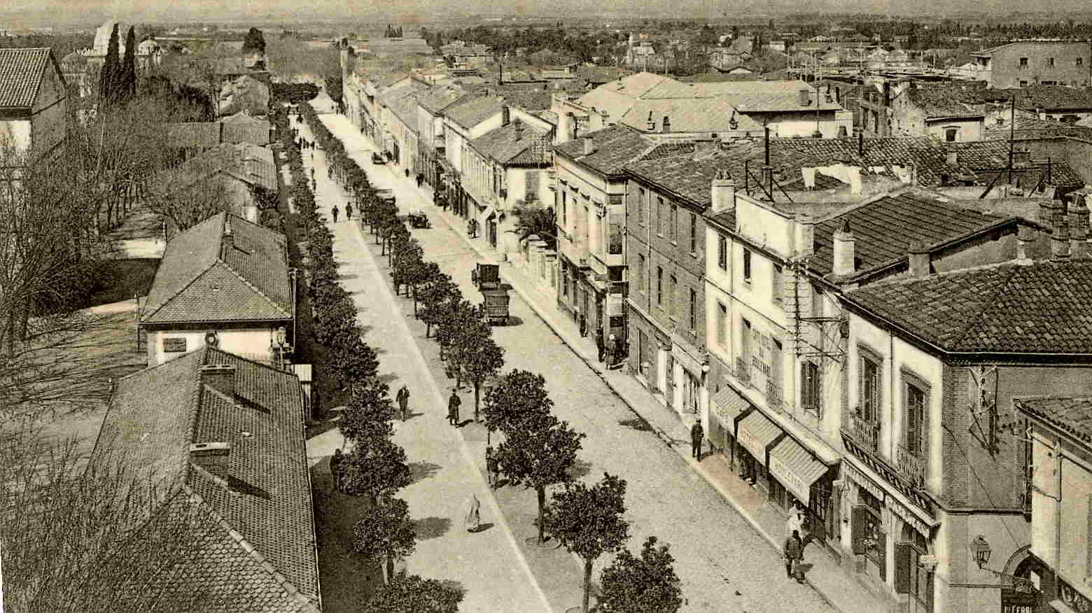 BLIDA - Pesrpective Du Boulevard Trumelet - Blida