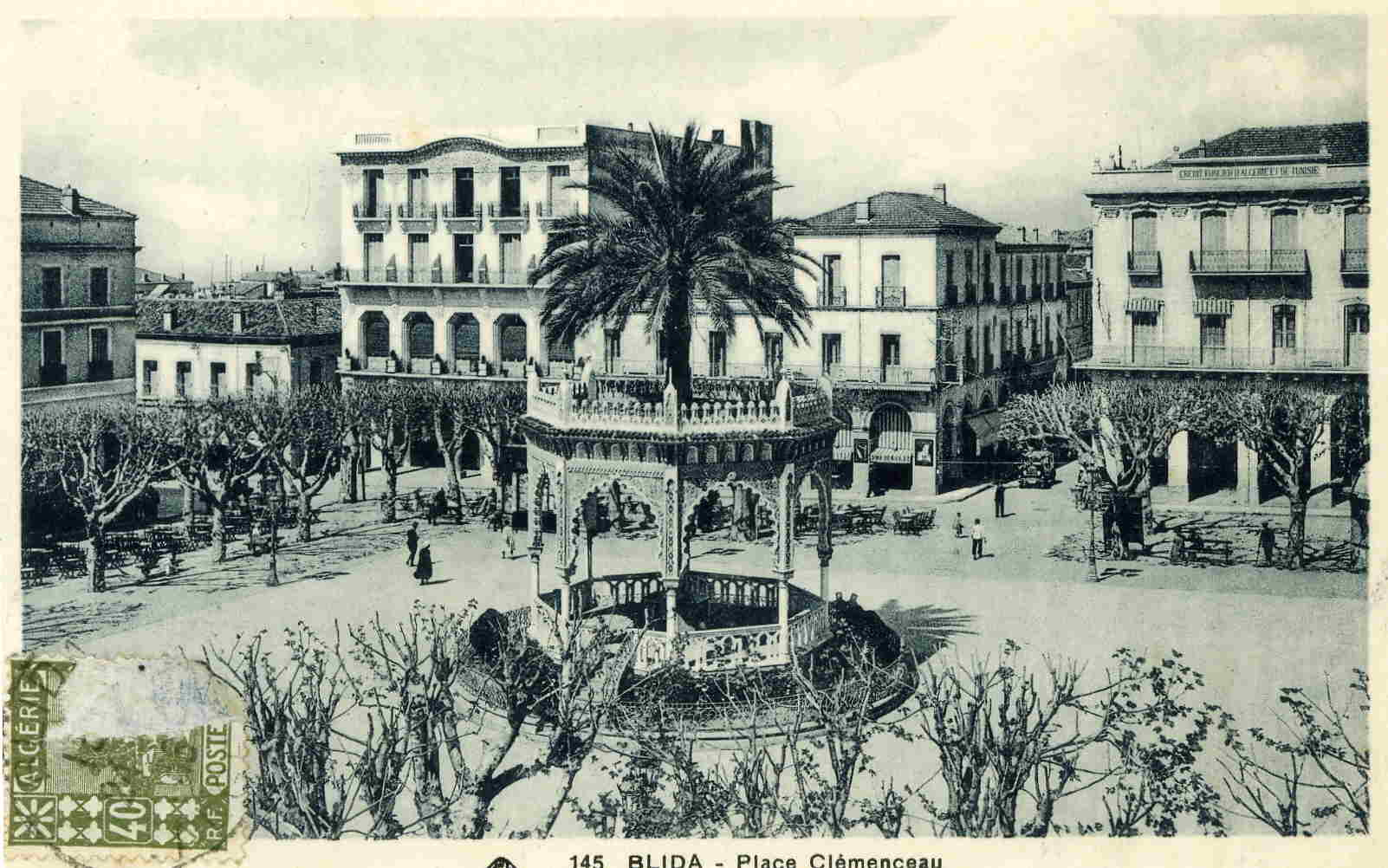 BLIDA - Place Clèmenceau - Blida