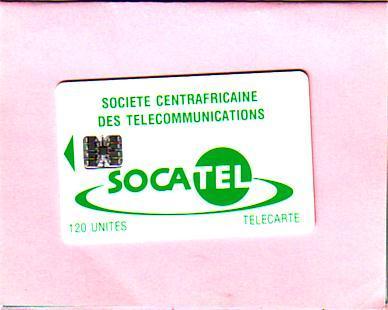 CENTRAFRICAINE SOCATEL 120U VERTE SANS N° SERIE RARE UT - Centrafricaine (République)