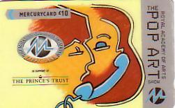 G.B. MERCURY CARD POP ART £10 THE PRINCE'S TRUST UT - Kultur