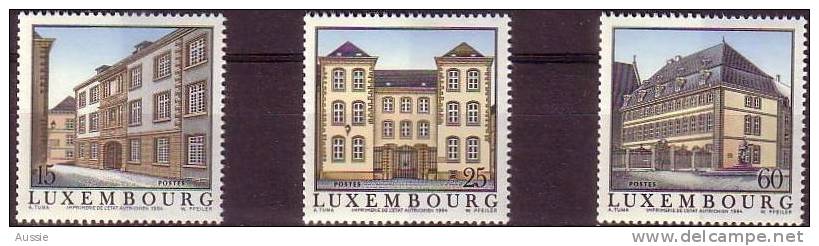 Luxembourg Yvertnr. 1300-02 *** MNH Cote 7,50 Euro Batiments Gebouwen - Ungebraucht