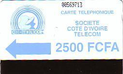 COTE D'IVOIRE CITELCOM 2500F MAGNET ANCIENNE UT - Costa D'Avorio