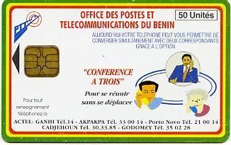 @+ Benin - OPT 50U Conference à 3 (mat - Second Modèle) - Bénin