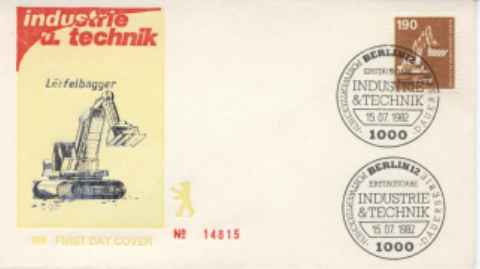 Germany West Berlin 1982 Industry & Technik Fdc 190pf - Other & Unclassified