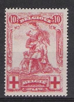 Belgie OCB 127 (*) - 1914-1915 Red Cross