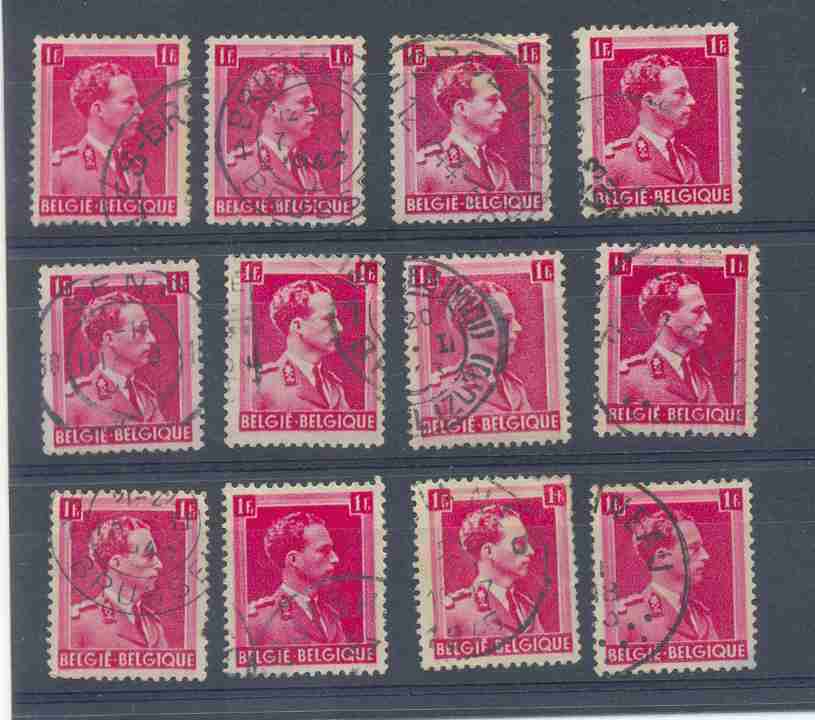 Lot Ocb Nr : 528 Gerstempeld, Zie Scan, Ocb: 1.8 Euro - 1936-1957 Collar Abierto