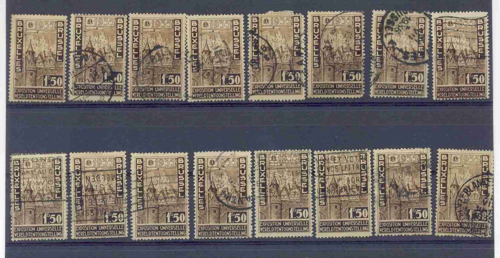 Groot Lot Ocb Nr : 388 Gestempeld,  Zie Scan, Ocb: 19 Euro - Used Stamps