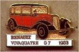 PIN'S RENAULT VIVAQUATRE G7 1933 (6170) - Renault