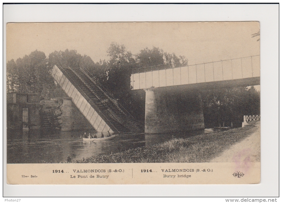 VALMONDOIS, Le Pont De Butry (1914) (effondrement) - Butry
