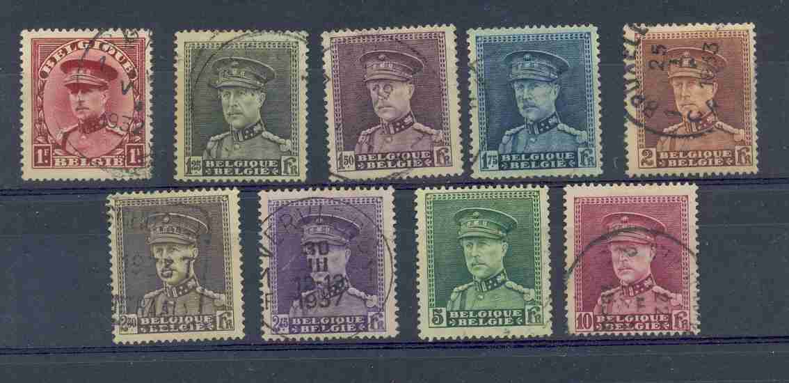 Lot Ocb Nr : 317 - 324 Gestempeld ,  Zie Scan Ocb : 20 Euro Lot 2 - 1931-1934 Képi