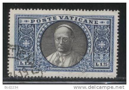 VATICAN 1933 DEFINITIVE 1.25 L Pope Pape Paus Pie Pius XI  VFU VATICANE VATICANO SG 29 - Usados