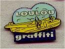 PIN'S LOULOU GRAFFITI HYDRAVION (6588) - Luftfahrt