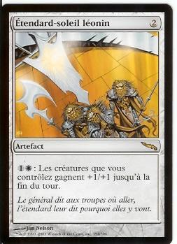 MTG Etendard-soleil Leonin + 1 Unco Et 5 Communes  MINT - Artefakte