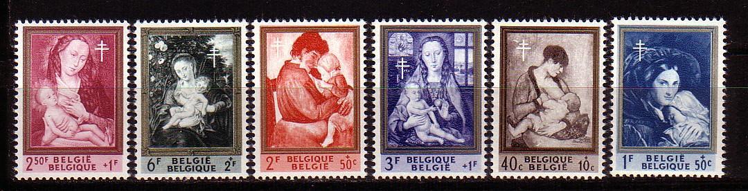 BELGIQE - 1961- Madonnes - 6v ** - Madonne