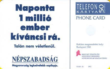 Hungary - S1992-04 - Népszabadság - Daily Paper - Hungary