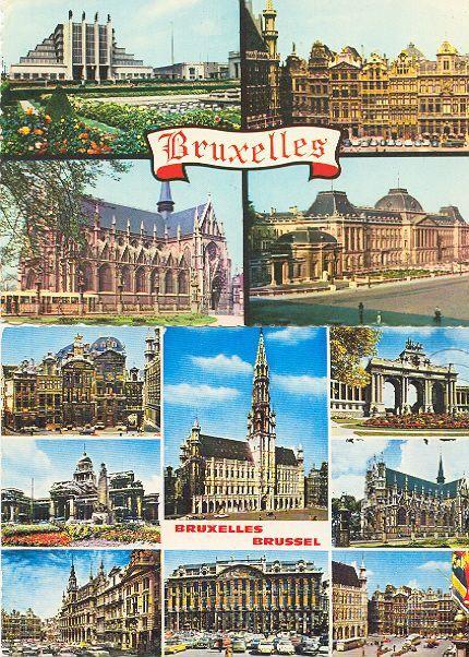 Bruxelles Brussel - Cartes Multivieuw - Loten, Series, Verzamelingen