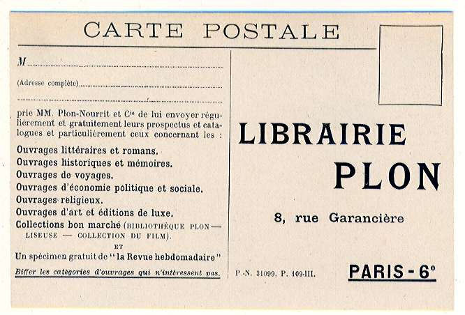 PAUL CAZIN Auteur De L'Alouette De Paques ...L'Humaniste à La Guerre Publicité Librairie PLON - Cabarets