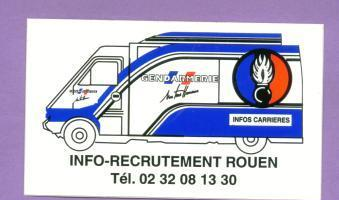 AUTOCOLLANT "INFO RECRUTEMENT" - Autocollants