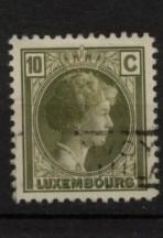 YT N° 165 OBLITERE LUXEMBOURG - 1926-39 Charlotte Rechterzijde