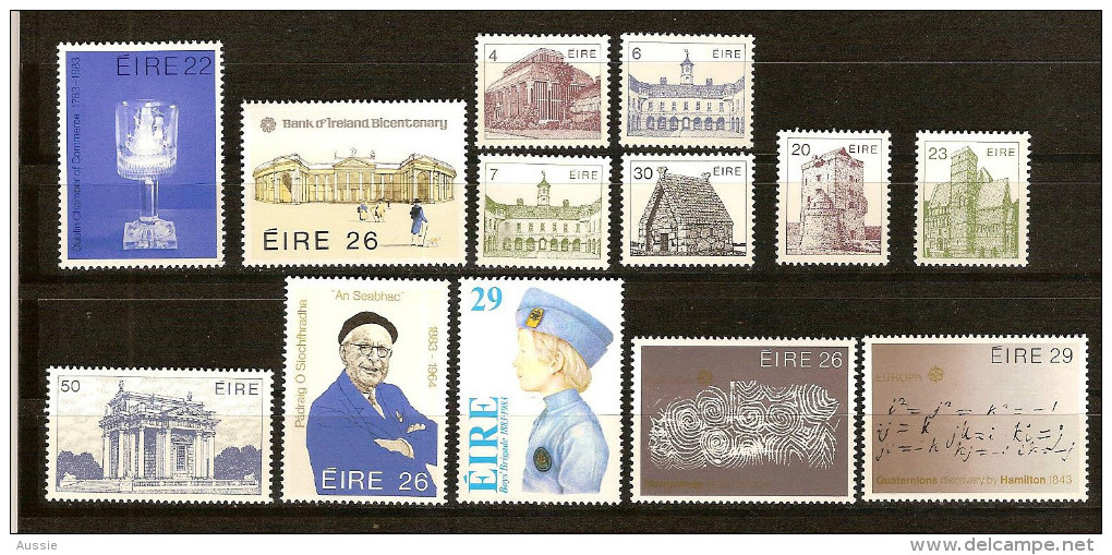 Ierland Irlande Ireland 1983 Entre Yvertnr. 493 Et 505 *** MNH Cote 27,50 Euro - Unused Stamps